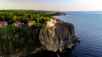 a different view of Split Rock