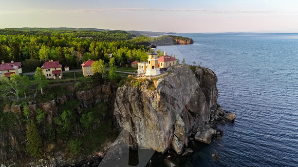 a different view of Split Rock